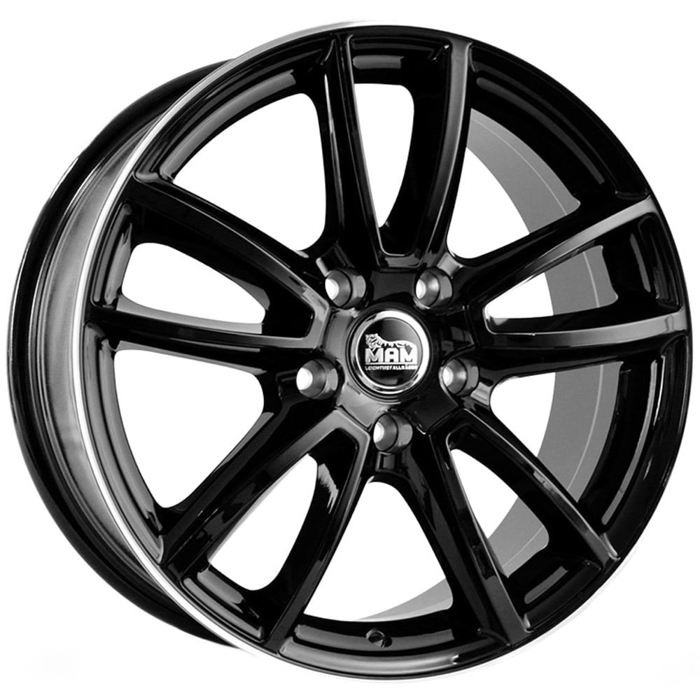 MAM S1 ZWART RAND GEPOLIJST 4250084650356